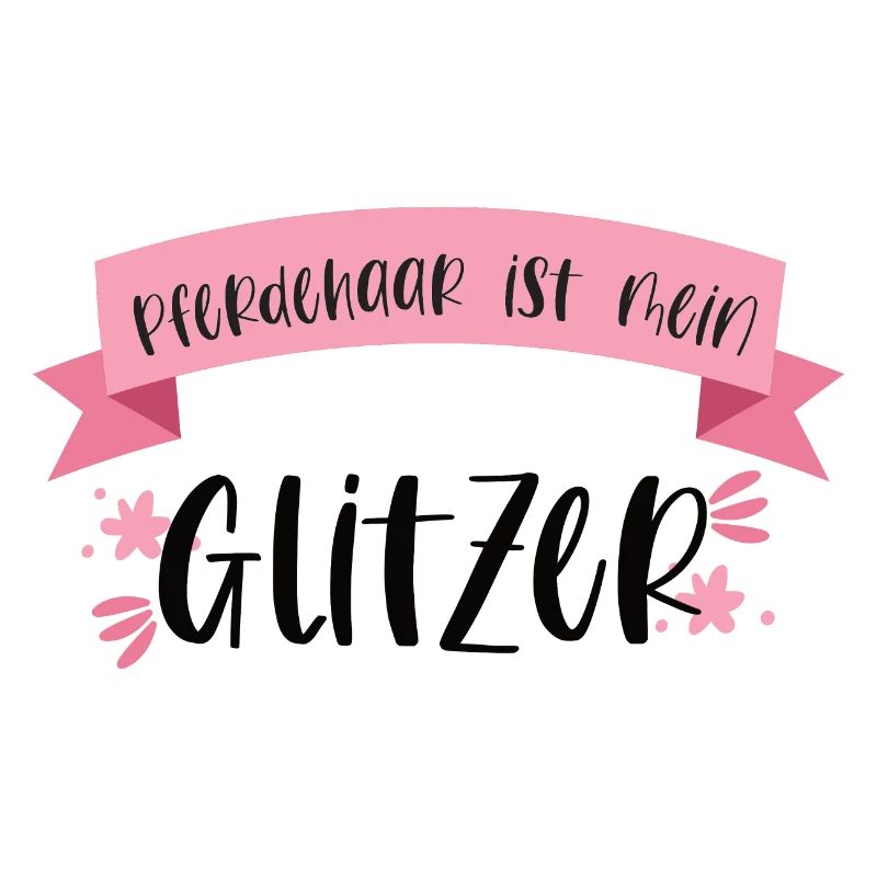 Pferd Reiten Glitzer Pferdehaar Pferde Geschenk
