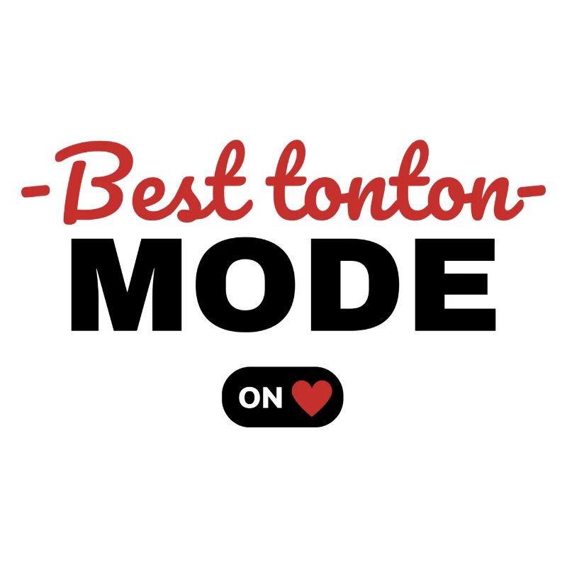 Cadeau 'Best Tonton, Mode On', pour Tontons