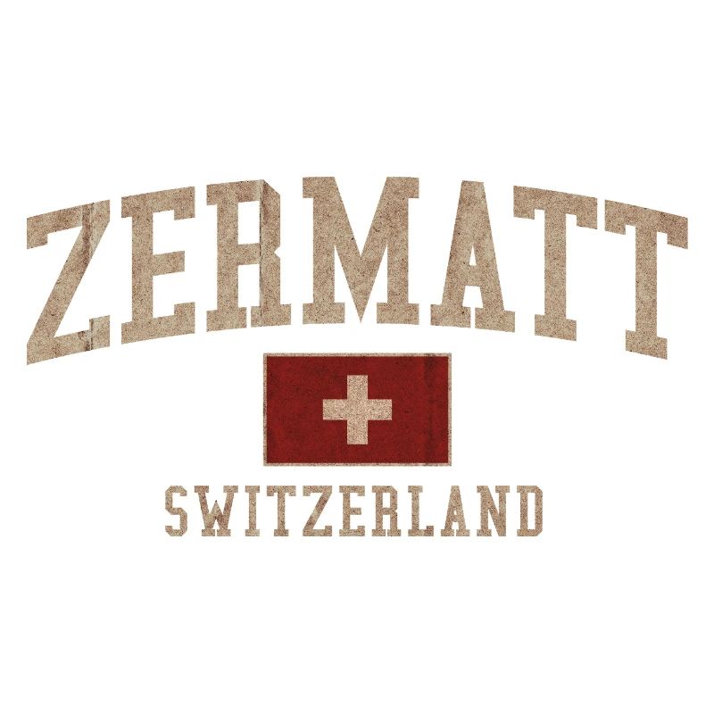 Zermatt Logo texturé suisse