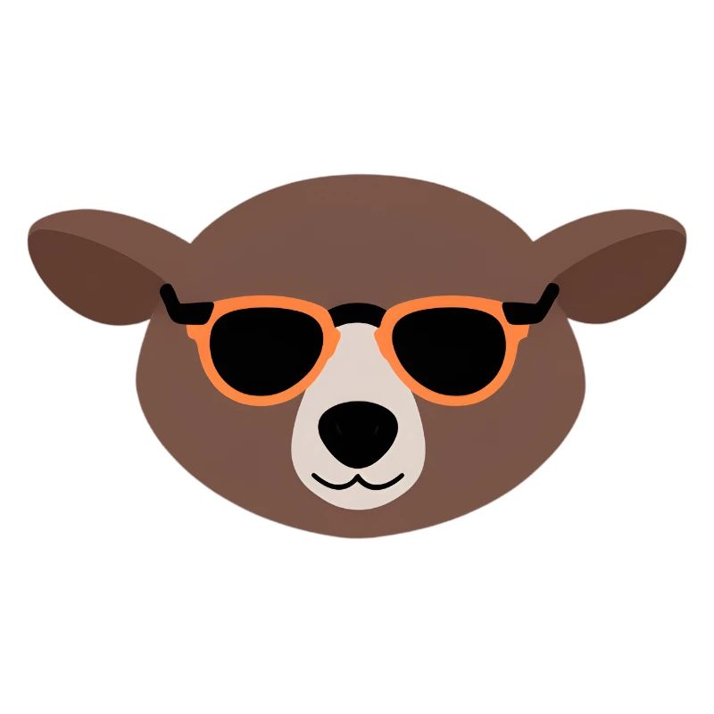 Mole with orange sunglasses