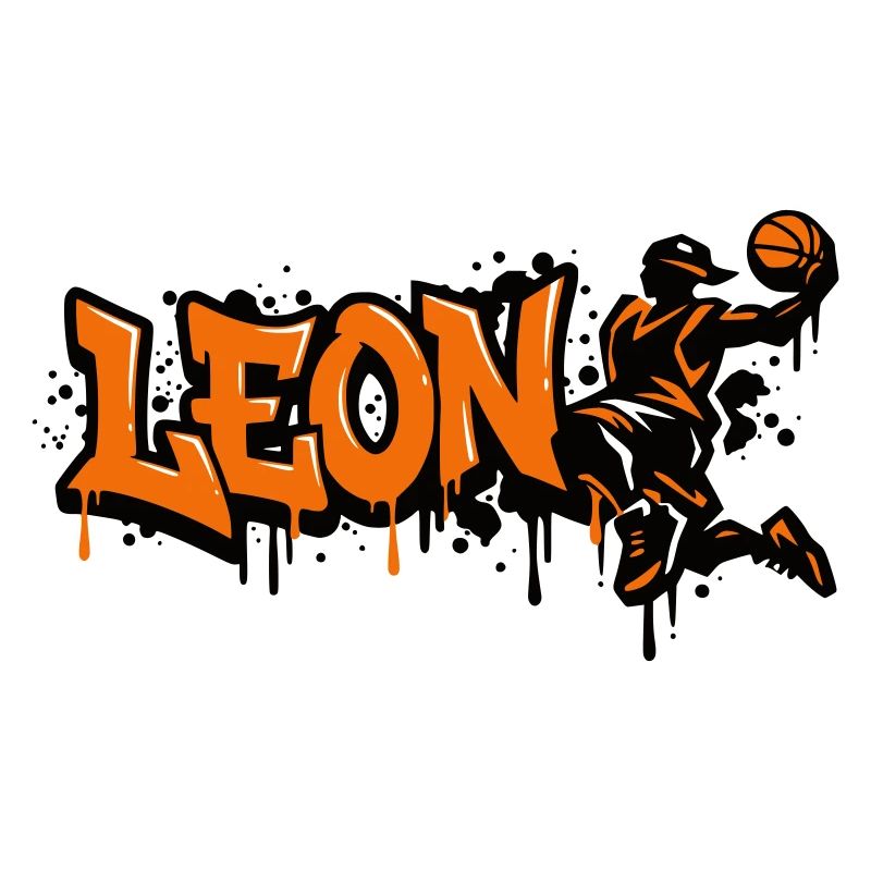 LEON Graffiti Basketball Dunk