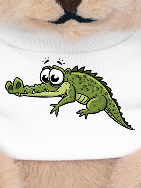 Crocodile with big eyes cartoon