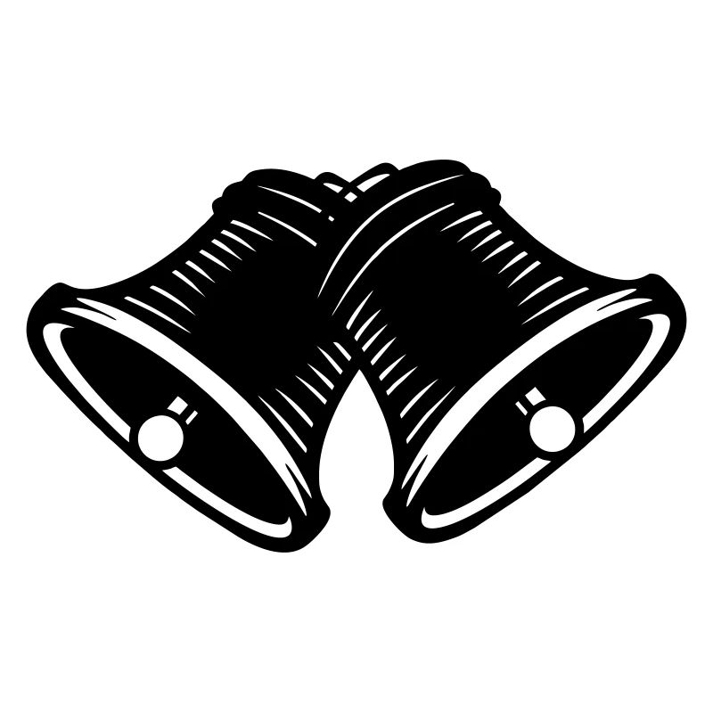 Schattenbild Kirchenglocken