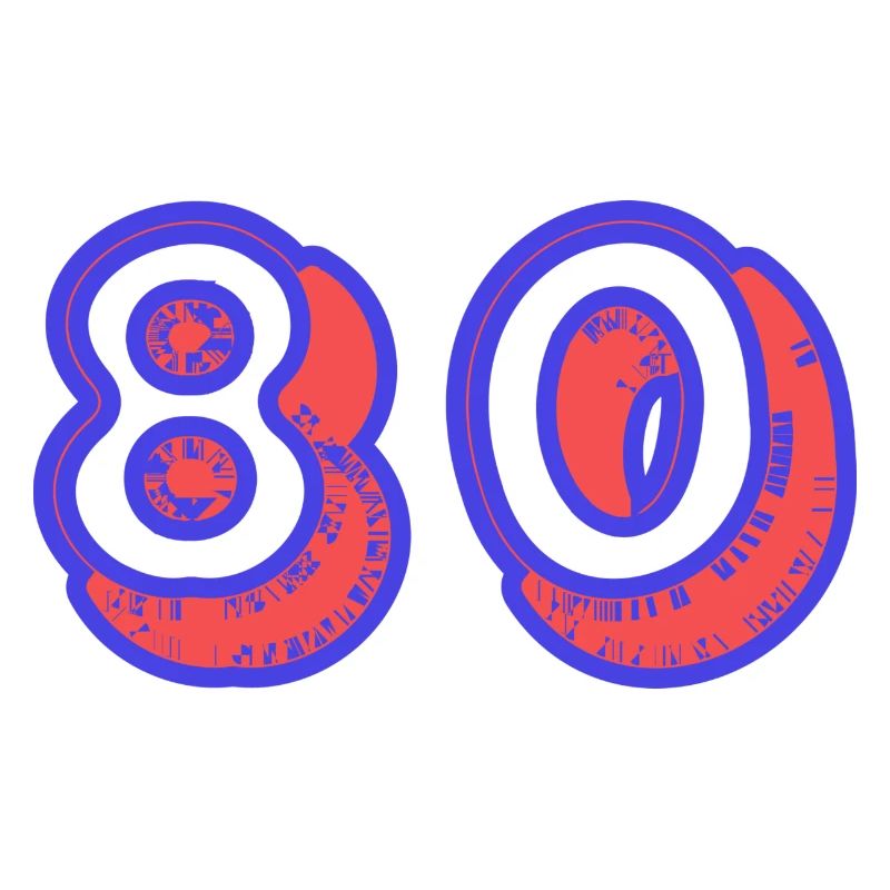 80. 80 YEARS. 80th ANNIVERSARY. 80TH BIRTHDAY.