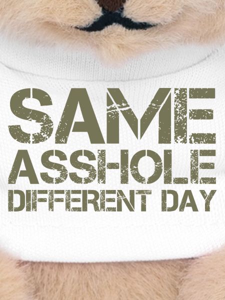 Same Asshole, different day