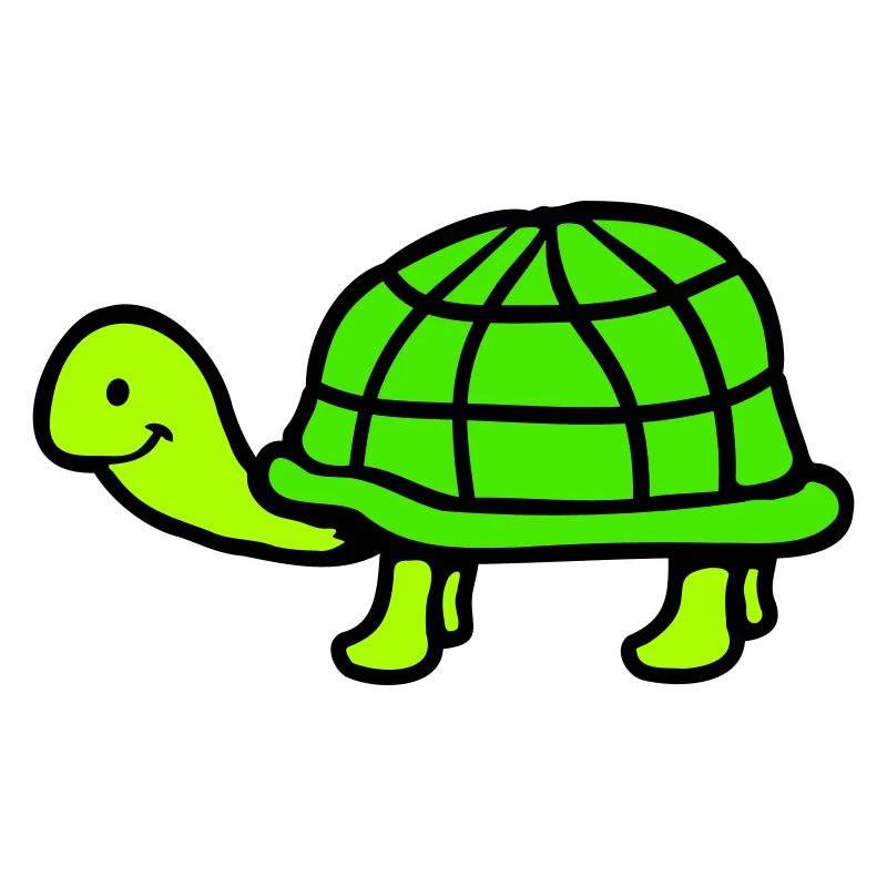Turtle long neck smiling happy funny