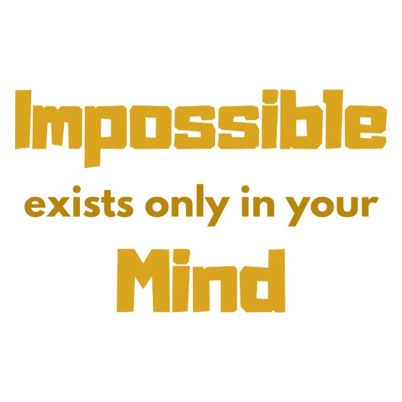 Impossible Mindset Typography