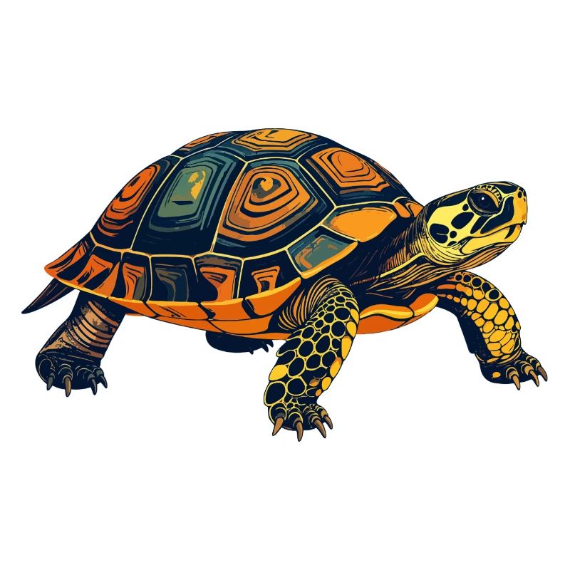 Turtle Portrait Motif