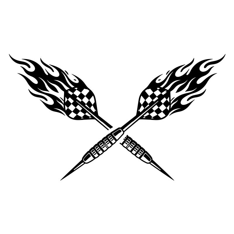 Dart Flame Darts Symbol