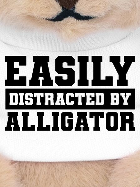 Easily distracted by alligators
