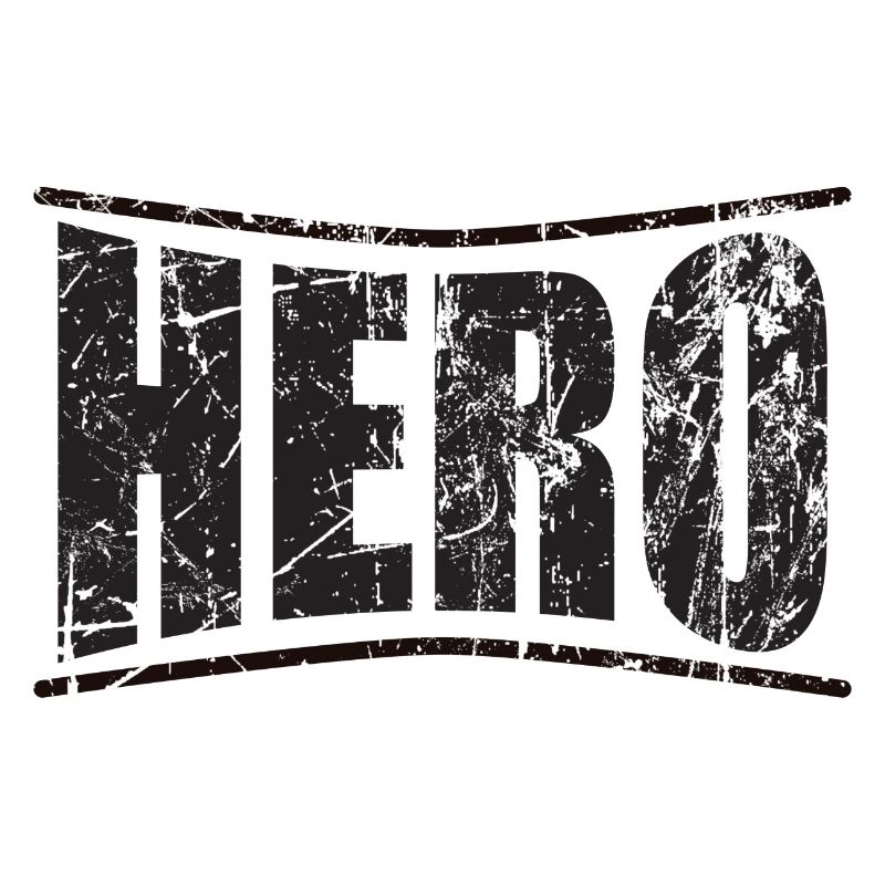 héros héros Held héroe héros texte monochrome