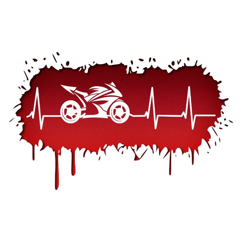 Motorcycle racing driver pulse