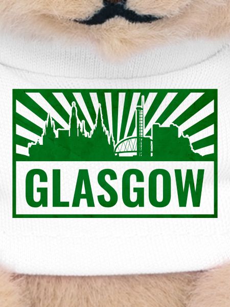 Glasgow Skyline Siebdruck