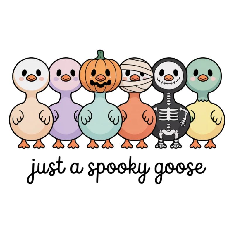 Halloween Just A Spooky Goose Ducks