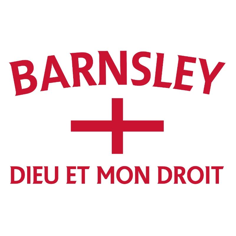 Barnsley emblem England flag