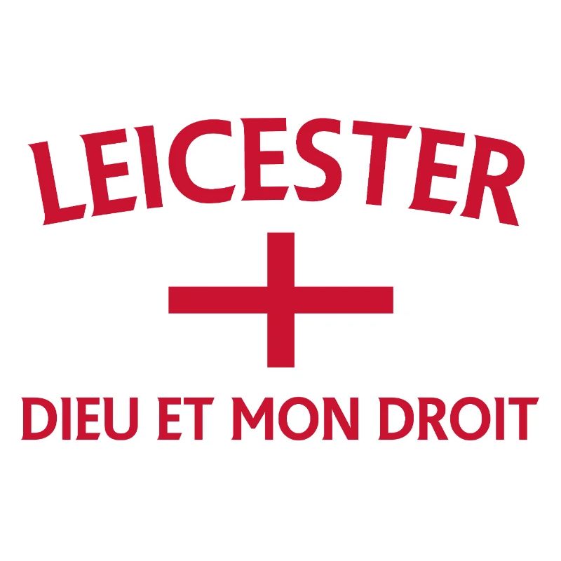 Leicester Angleterre Drapeau et devise
