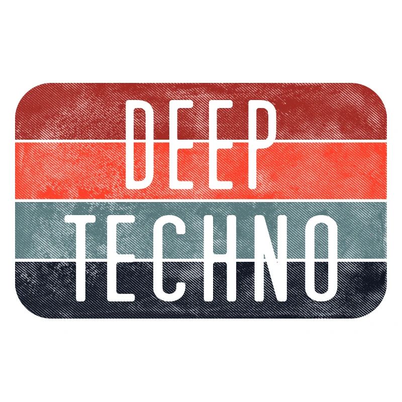 Deep Techno Gradient Stripes