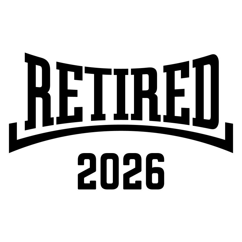 Retired 2026 (Retiree / Concave / Black)