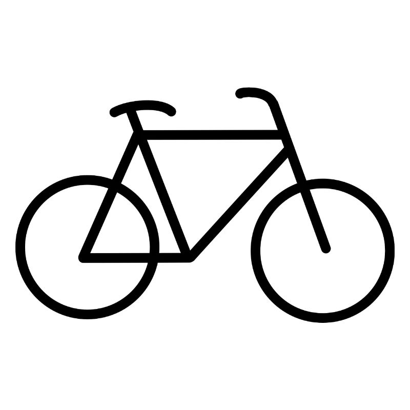 Icône du cyclisme Noir