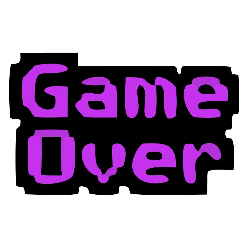 Game Over Pixel Retro