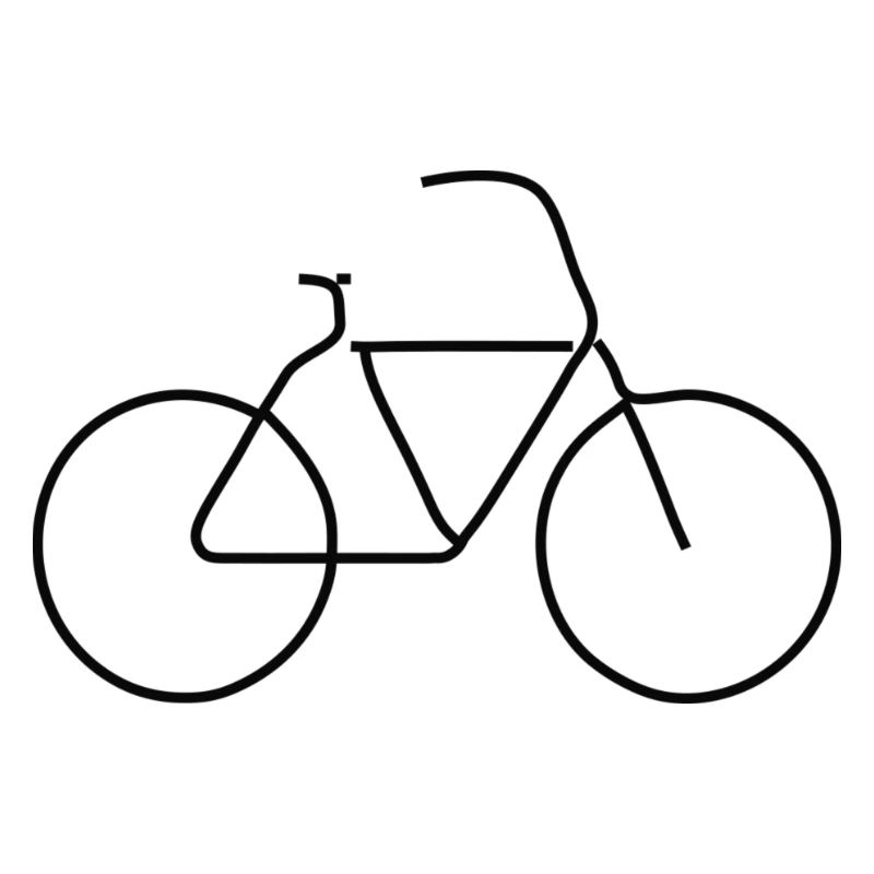 Minimalist Bicycle Illustration