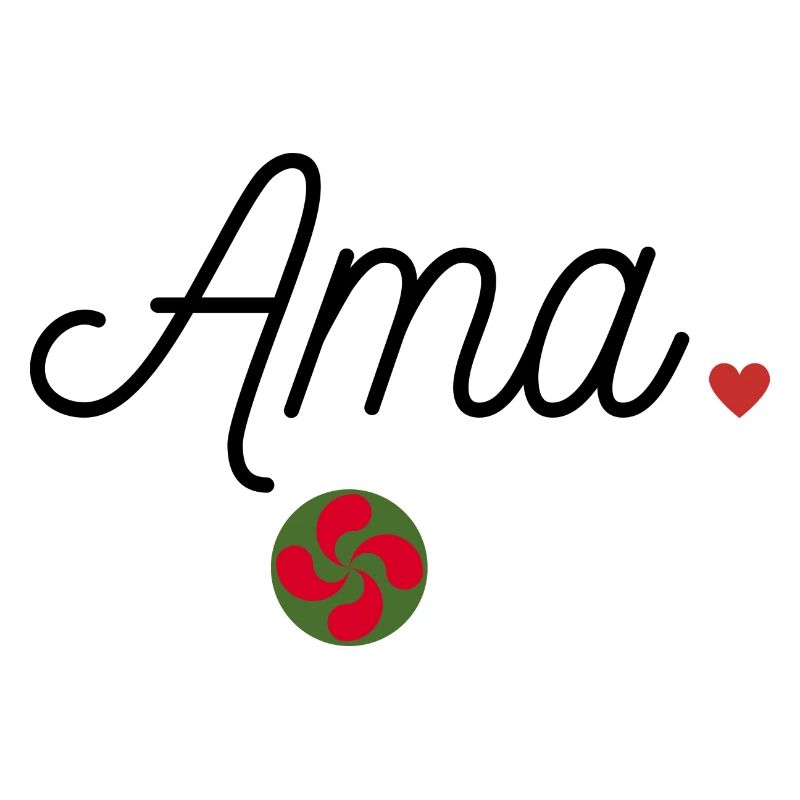 Ama et Lauburu. Maman en Basque