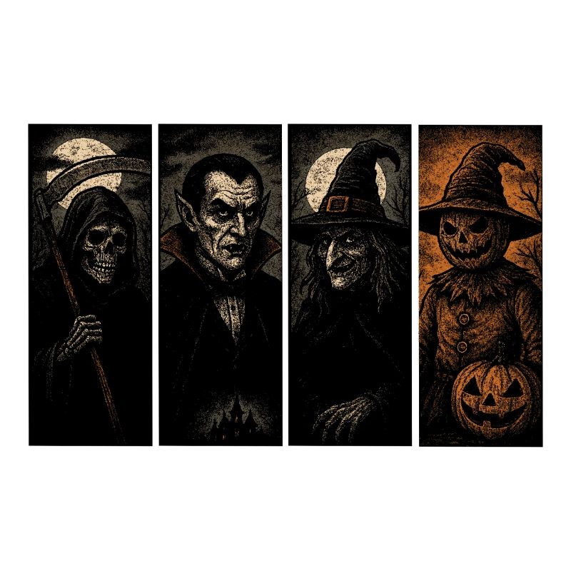 Grim Reaper Sorcière Vampire Épouvantail