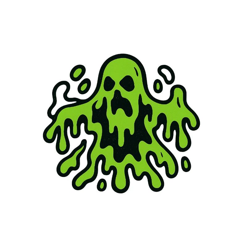 Spooky Ghost Haunting Illustration