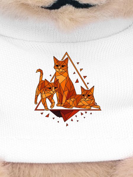 Geometric cats in diamond frame