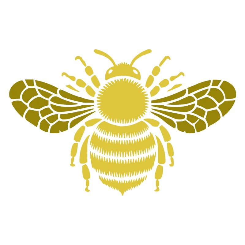 Golden Bee Pattern