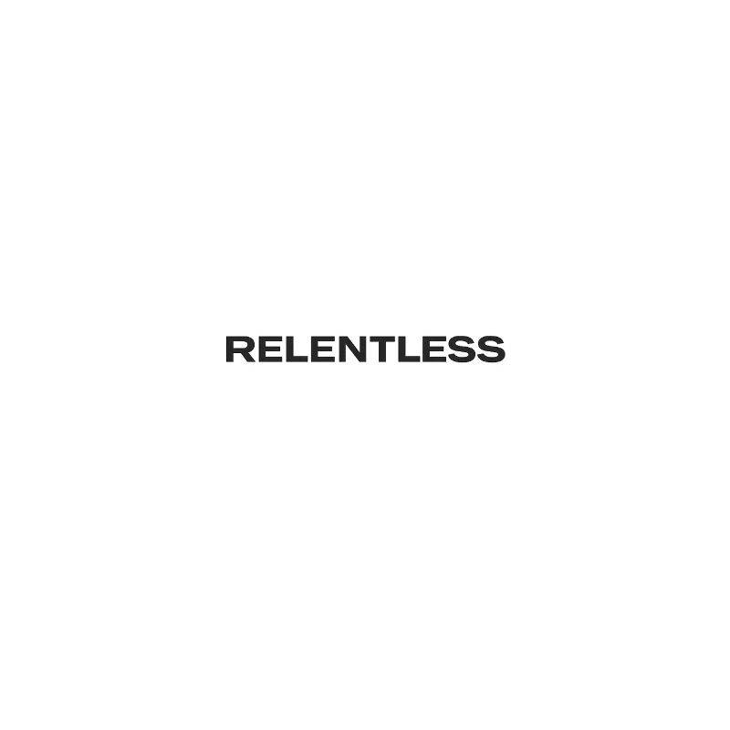 Relentless Typography Strong Text Design