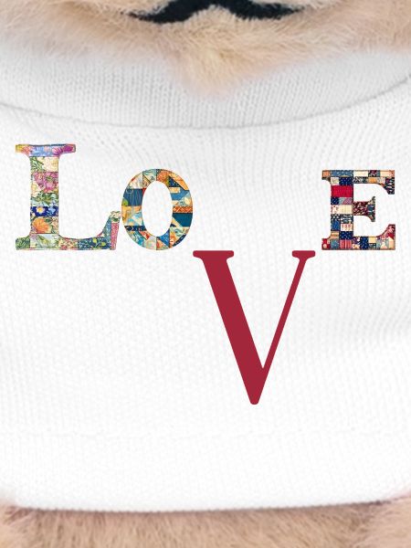 Liebe Patchwork-Typografie
