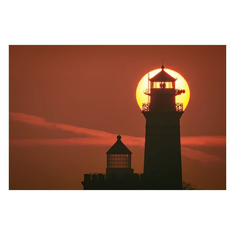 Cape Arkona Lighthouse at sunset