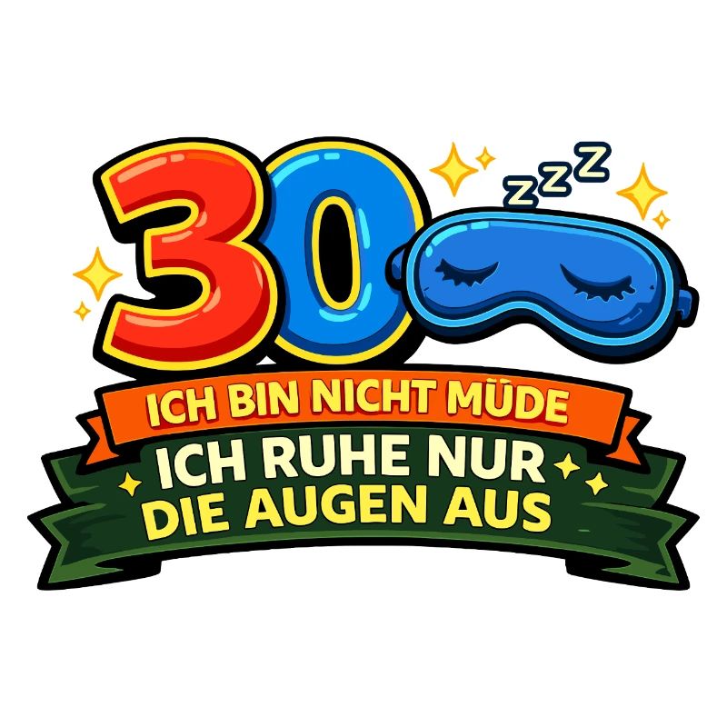 30 Nicht müde Augenruhe Design