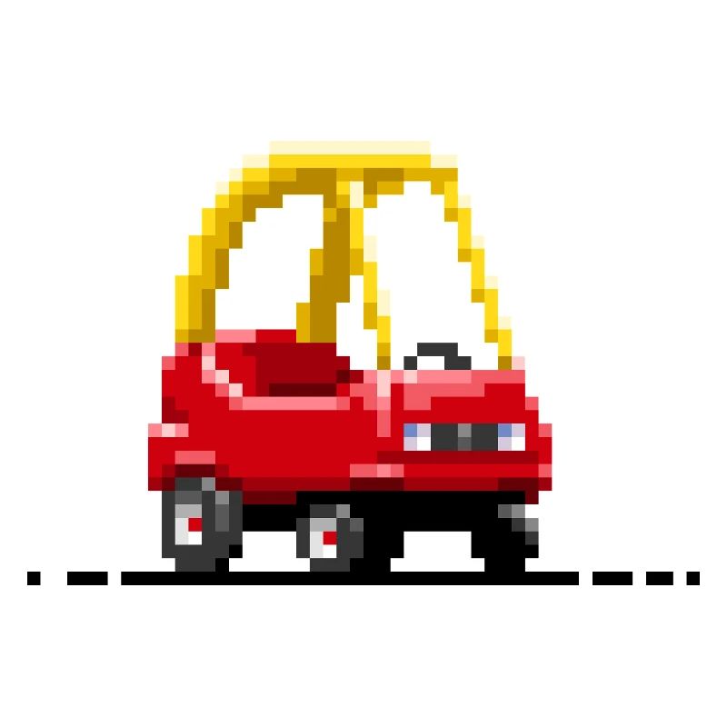 Kinder-Pixel-Auto