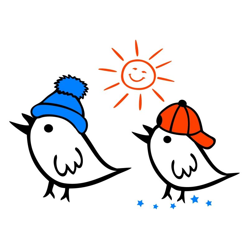 Sparrow, Sun, Spring