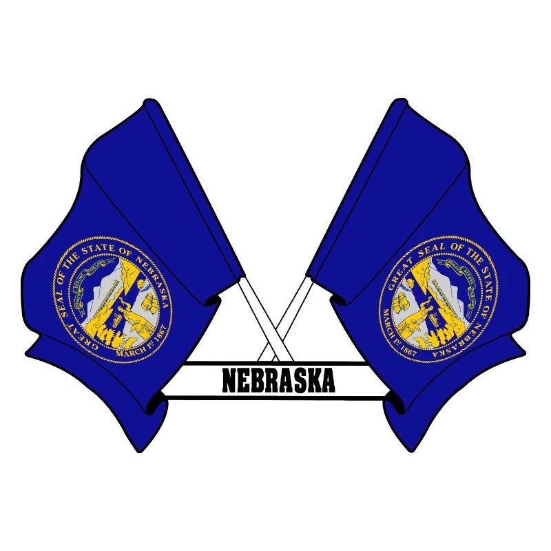 texte des petits drapeaux NEBRASKA