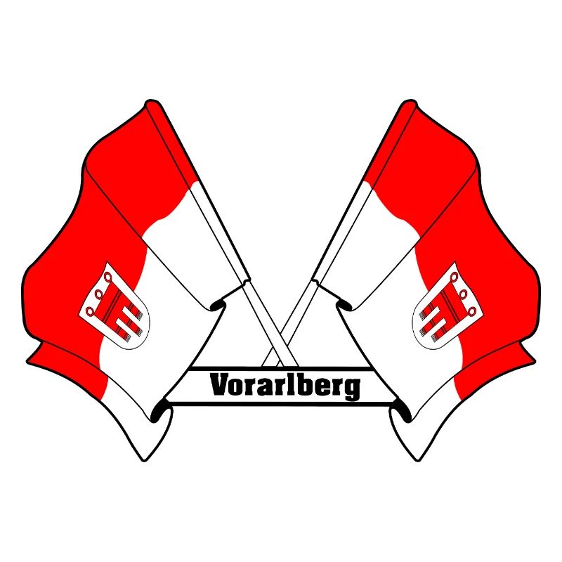 Vorarlberg Flags with Text