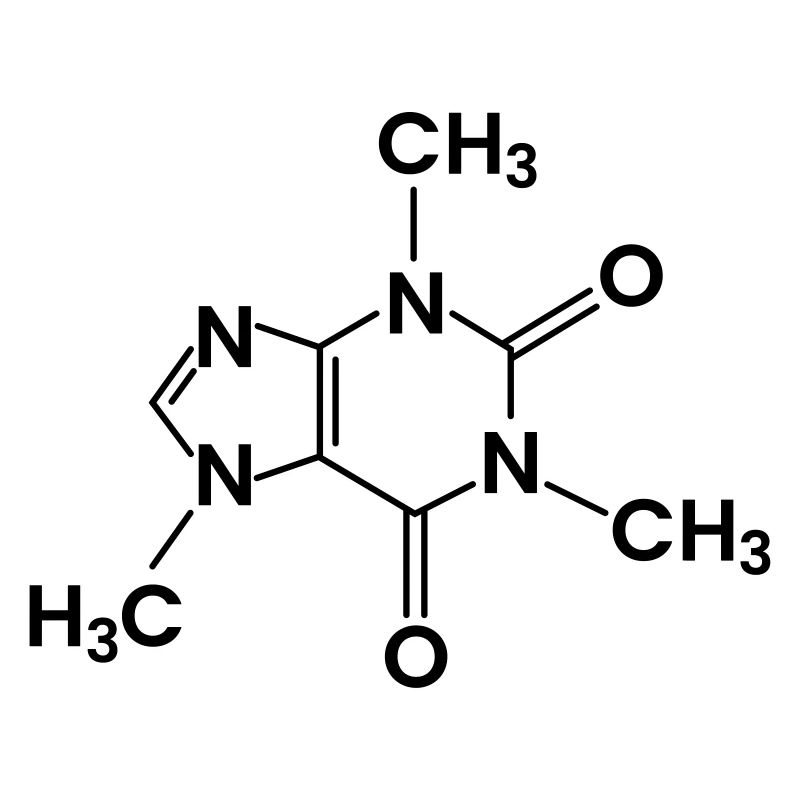 Coffee Chemical Structure Caffeine