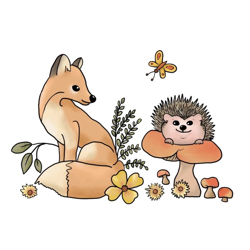 Fuchs und Igel