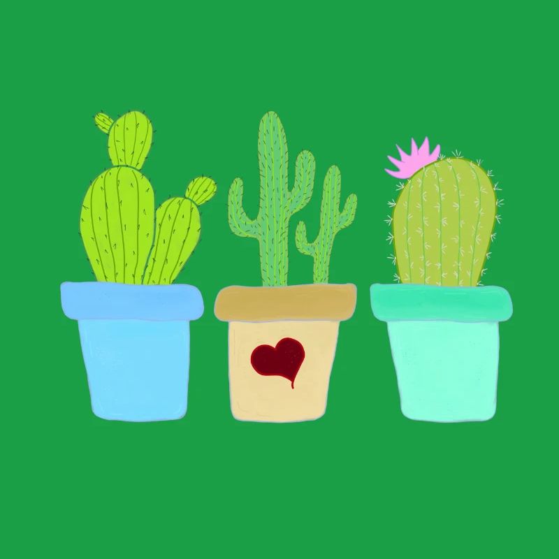Trois cactus