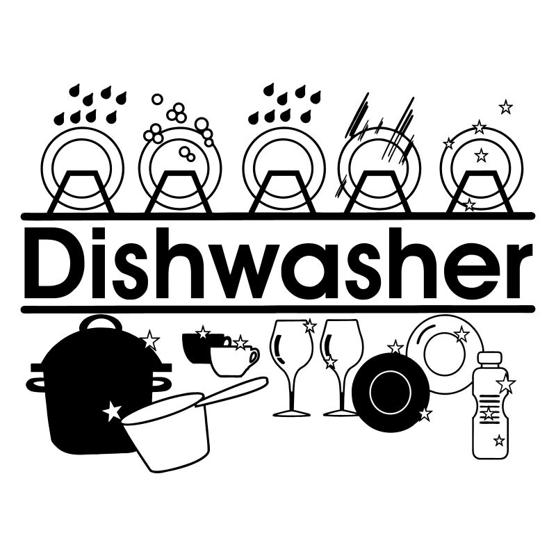 Dishwasher logo dishwashing kitchen