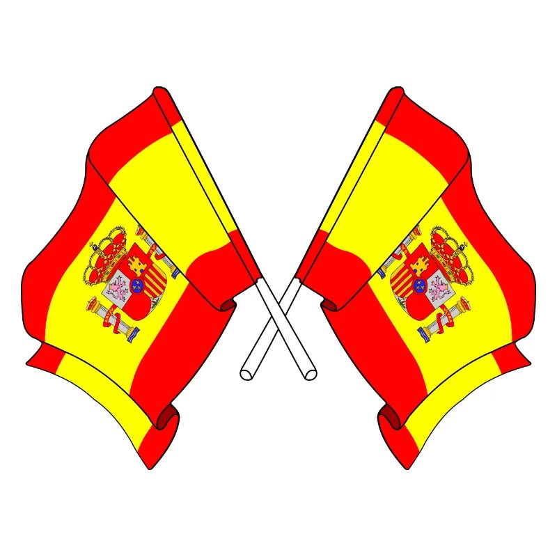 Two flags Spain