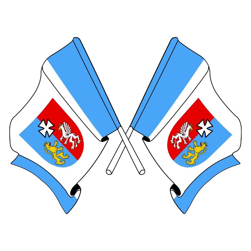 Two flags Subcarpathia