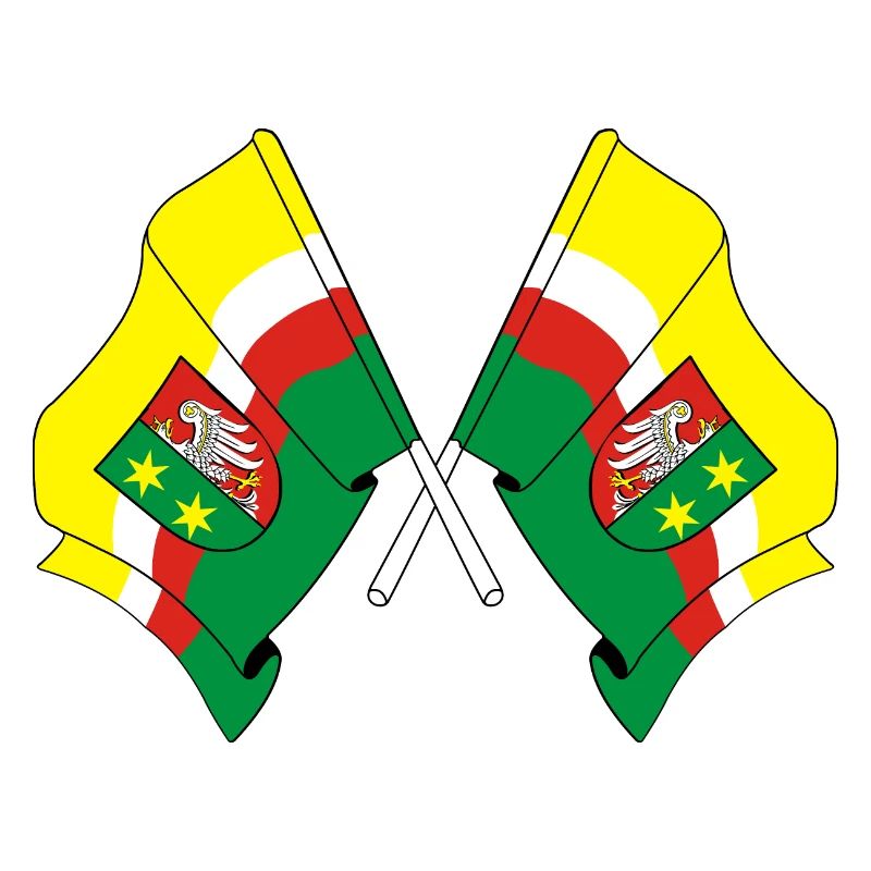 Two flags Lubusz