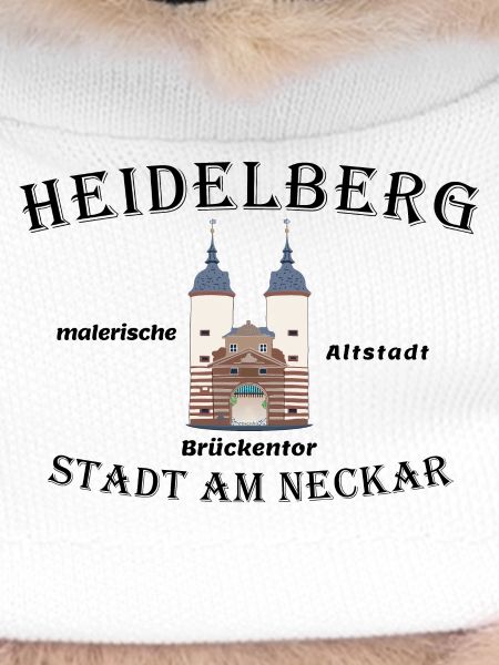 Heidelberg Bridge Gate, drawing, Germany