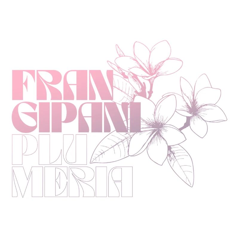 Conception de typographie florale vibrante