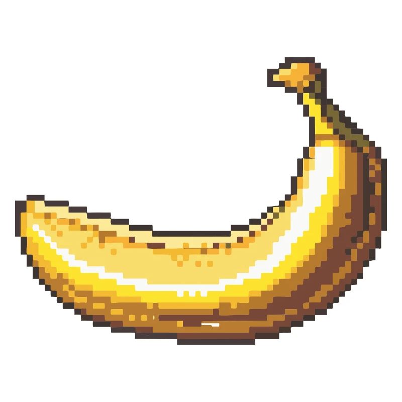 Pixel Banane Rétro Pixel Art