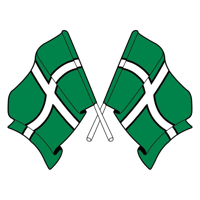 Drapeaux croisés du Devon