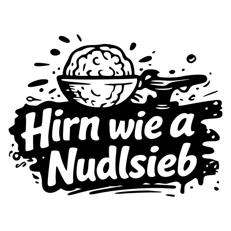 Brain like a pasta strainer